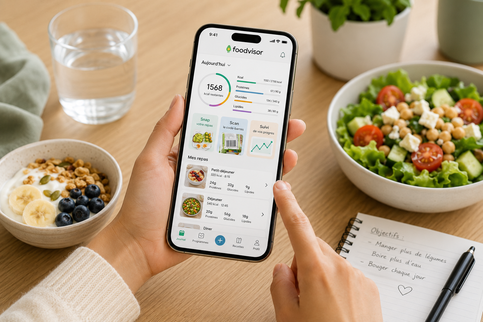 Foodvisor suivez votre alimentation simplement avec votre smartphone