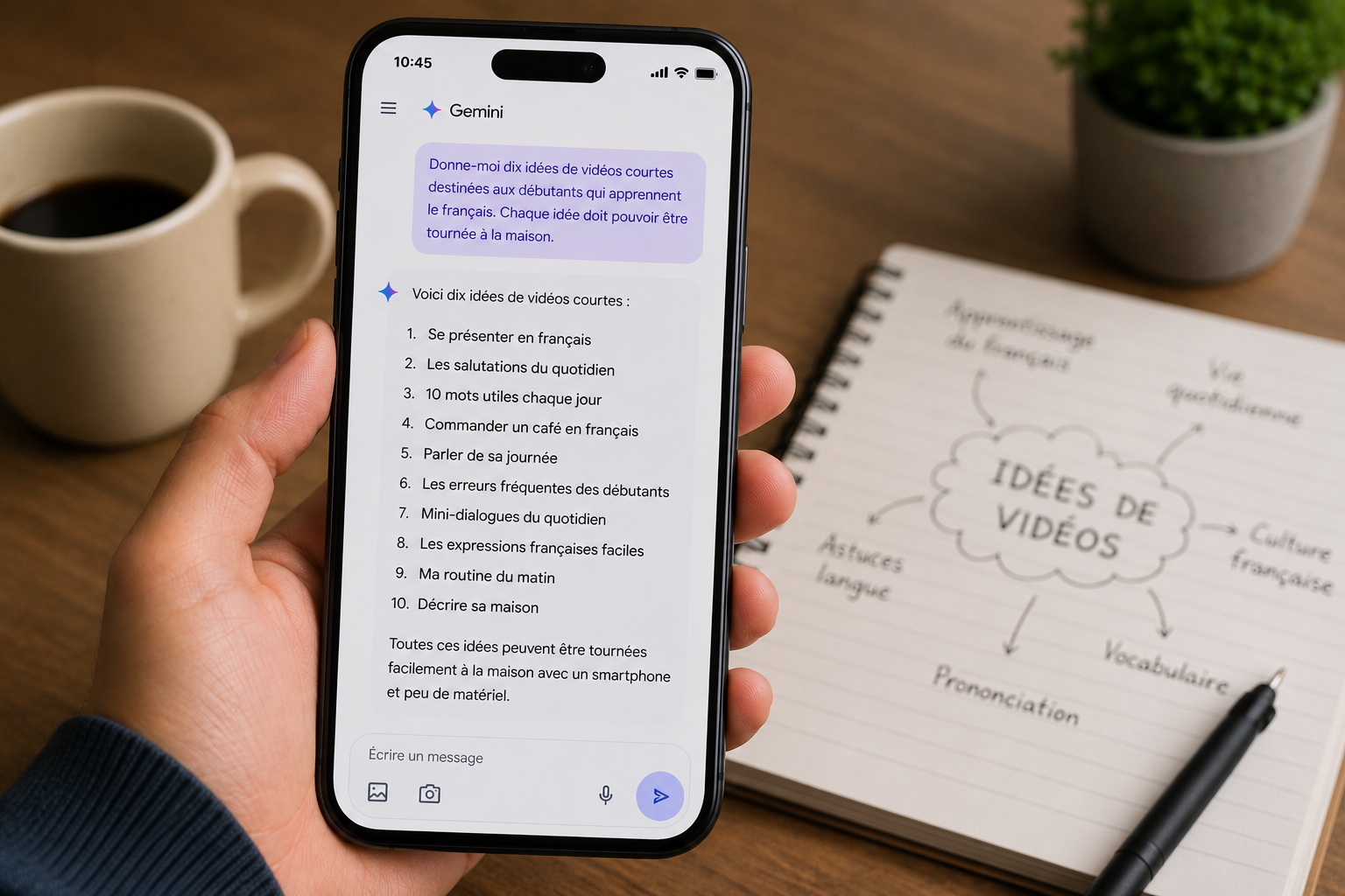 Google Gemini demandez de l’aide sans vous limiter au clavier