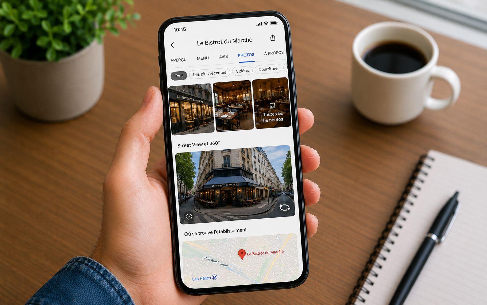 Google Maps explorez les restaurants, commerces et services proches 2026