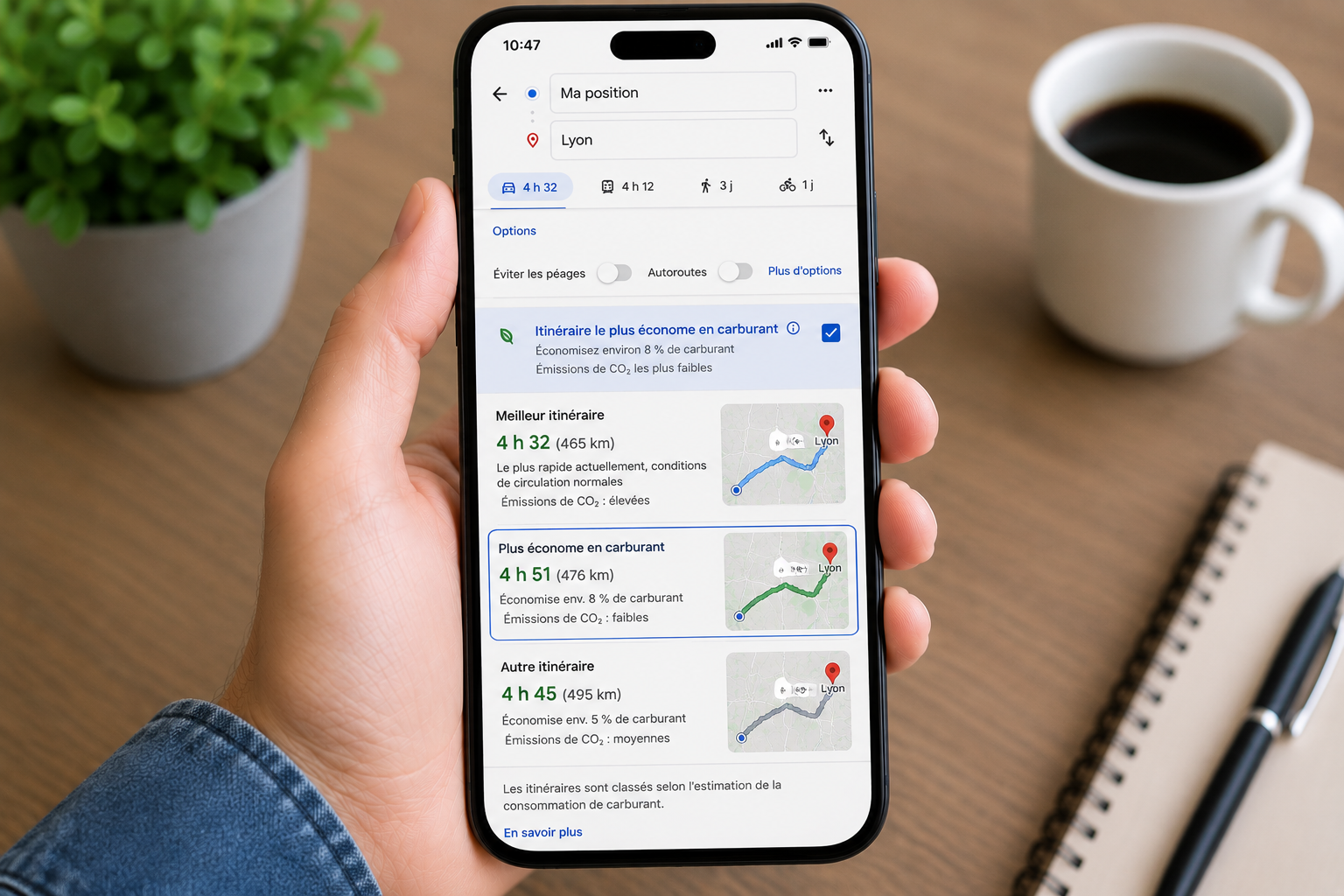 Google Maps planifiez vos déplacements depuis votre smartphone