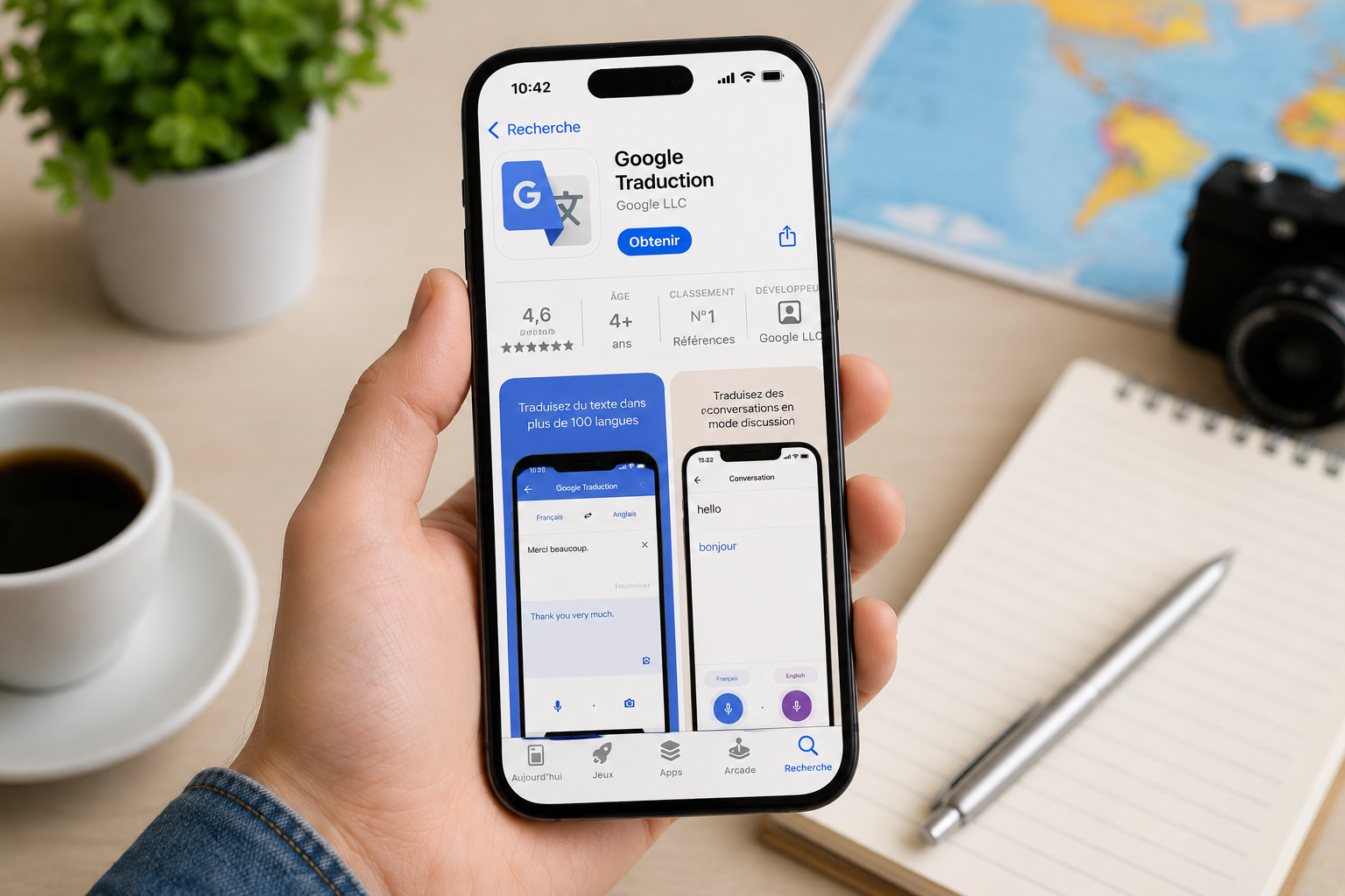 Google Traduction voyager et comprendre plus facilement