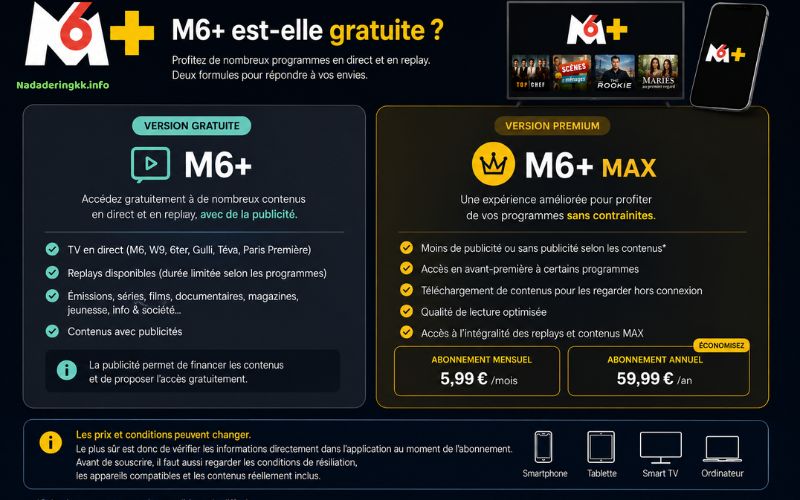 M6+ les programmes les plus populaires à regarder
