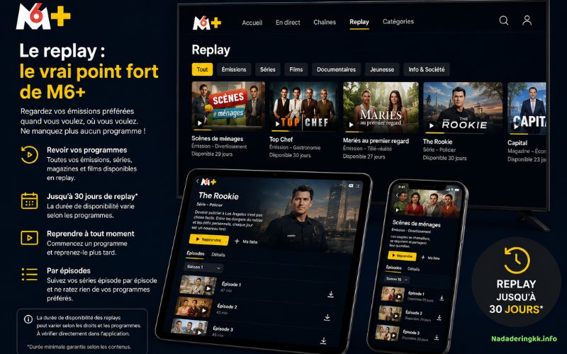 M6+ que voir en streaming gratuitement