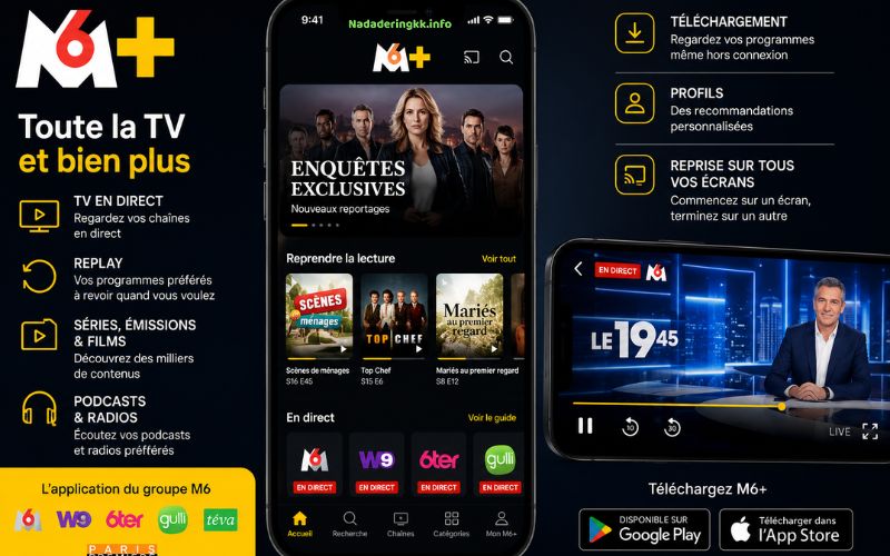 M6+ quels programmes regarder sur l’application