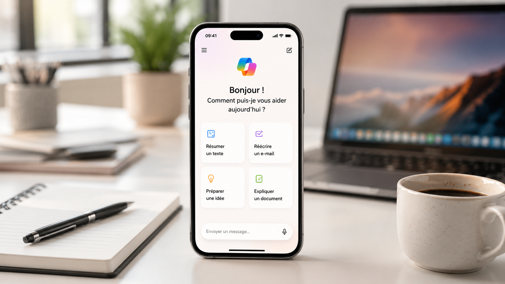 Microsoft Copilot l’assistant IA pour écrire plus vite