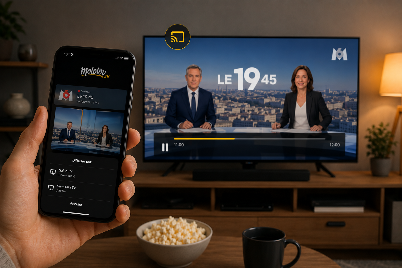 Molotov TV profitez des chaînes en direct à tout moment