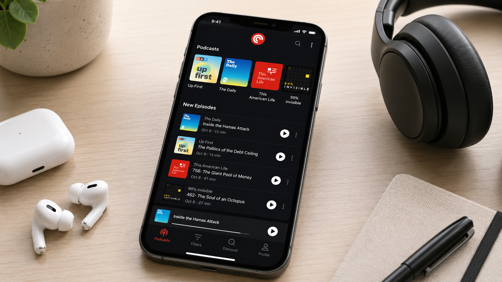 Pocket Casts ne ratez plus vos épisodes préférés