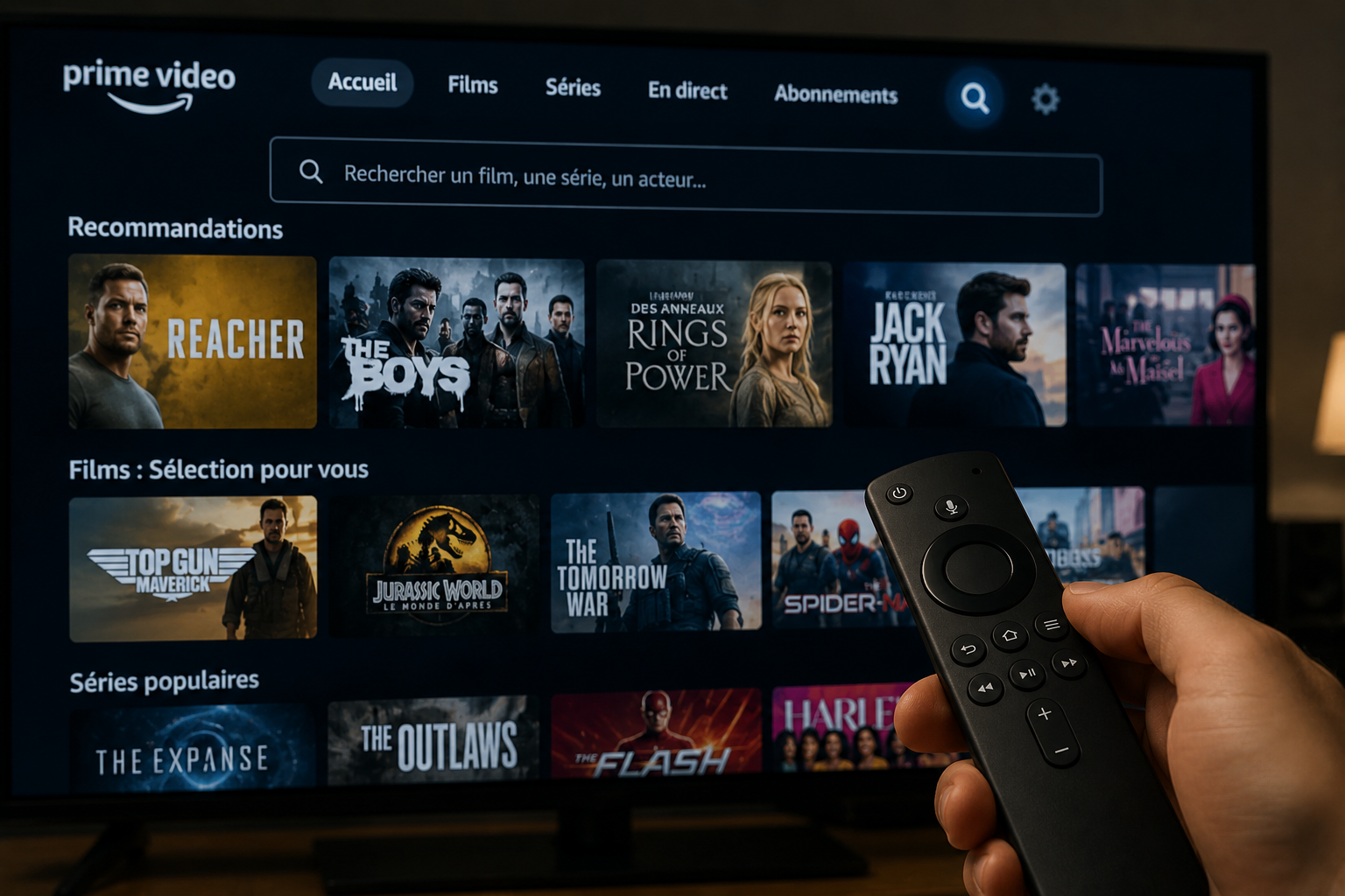 Prime Video films, séries, direct et contenus hors ligne