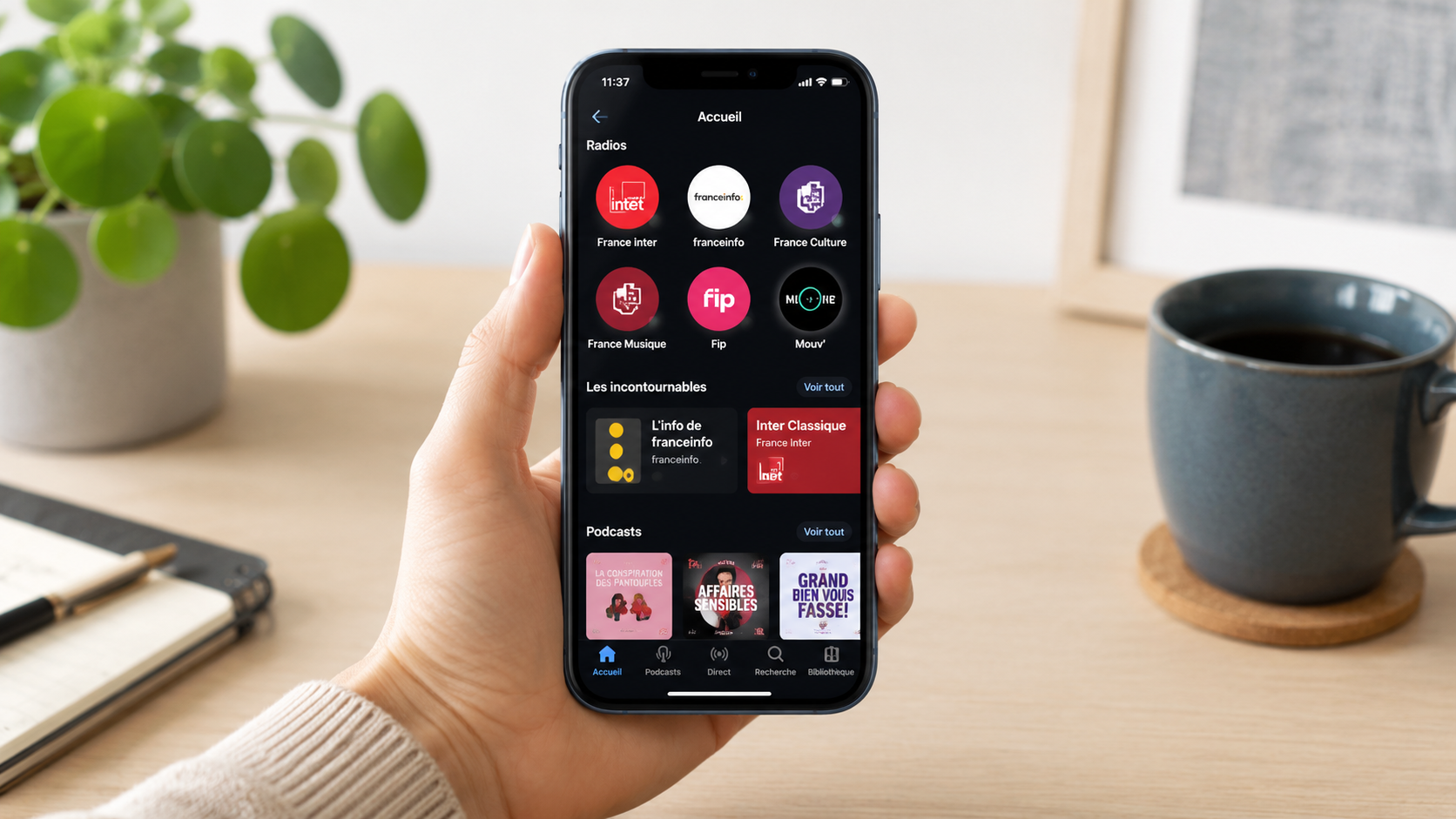 Radio France toutes vos stations préférées dans une seule application