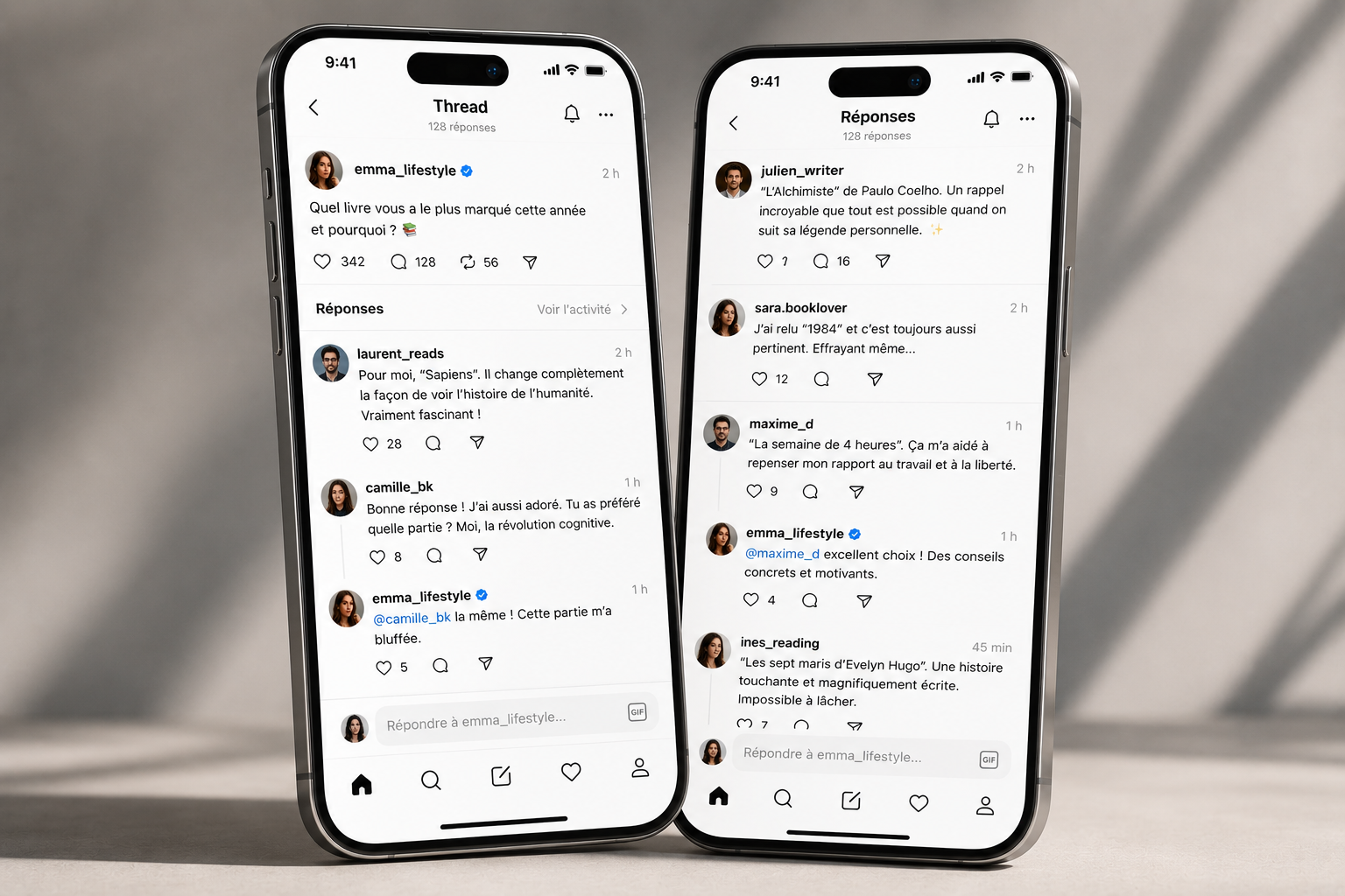 Threads partagez votre opinion et participez aux conversations
