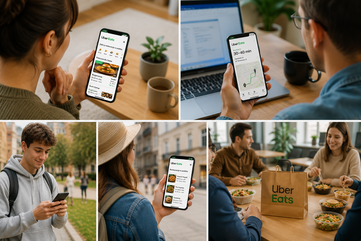 Uber Eats jak zamawiać jedzenie z dostawą